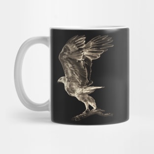 Eagle Preparing for Take-off Motivational Mug